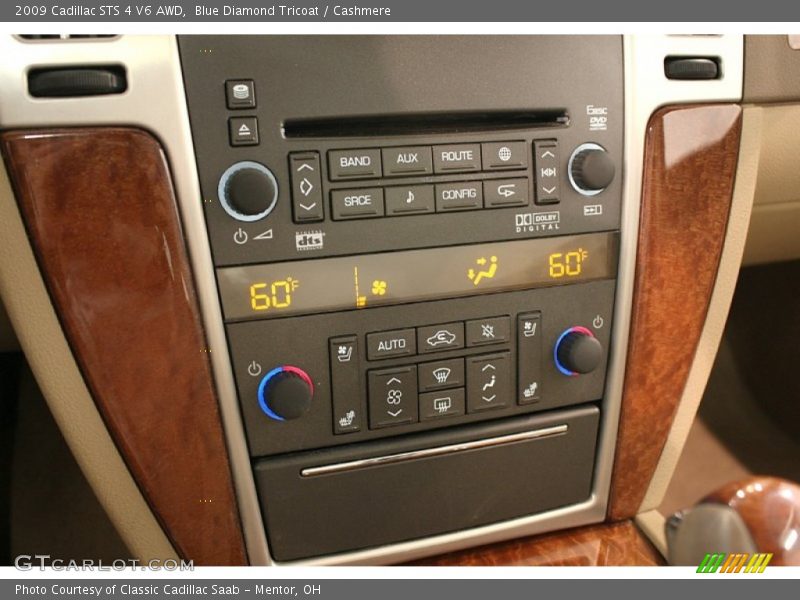 Blue Diamond Tricoat / Cashmere 2009 Cadillac STS 4 V6 AWD