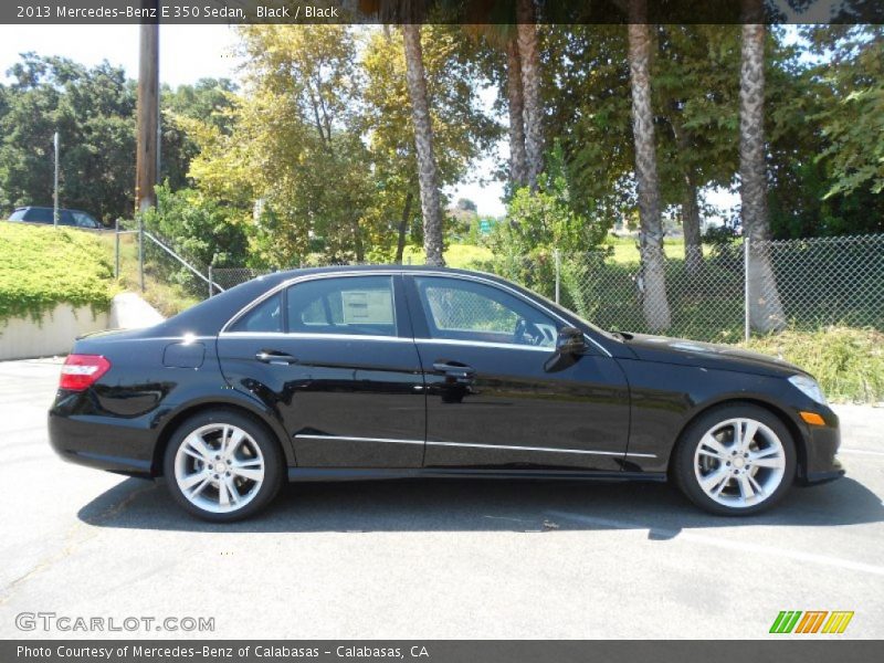 Black / Black 2013 Mercedes-Benz E 350 Sedan