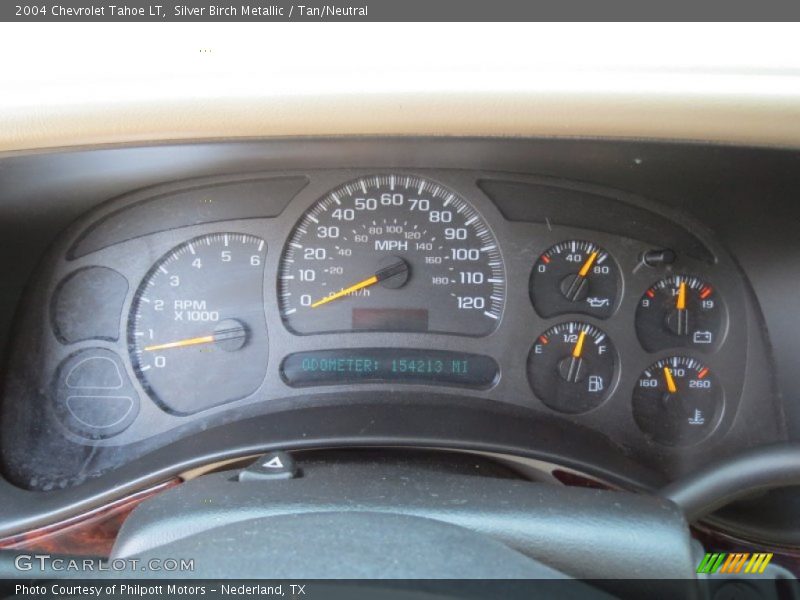 Silver Birch Metallic / Tan/Neutral 2004 Chevrolet Tahoe LT