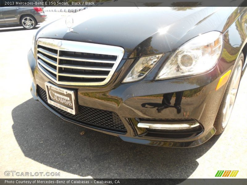 Black / Black 2013 Mercedes-Benz E 350 Sedan