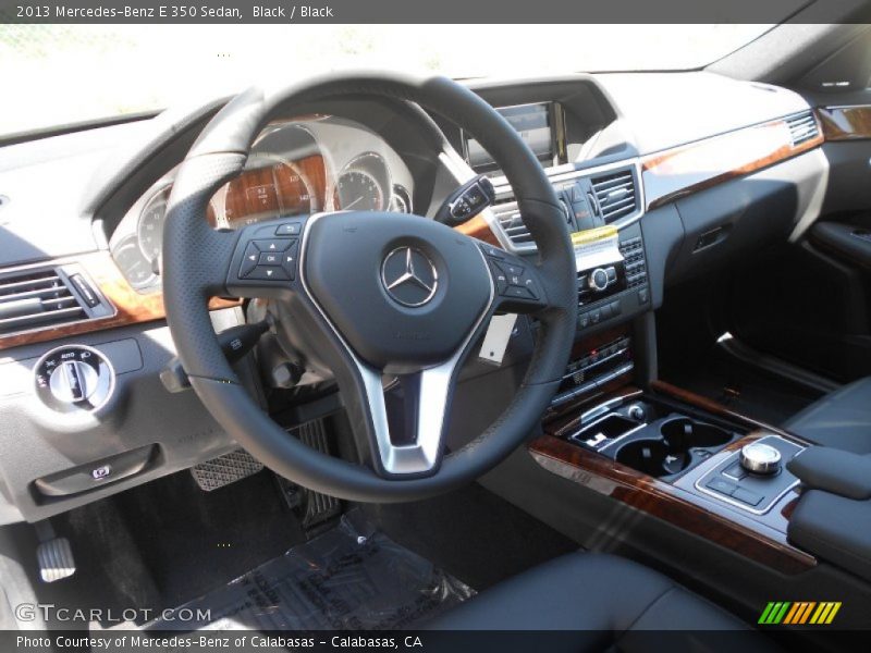 Black / Black 2013 Mercedes-Benz E 350 Sedan