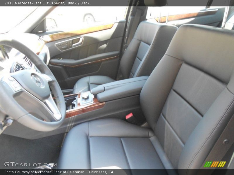 Black / Black 2013 Mercedes-Benz E 350 Sedan