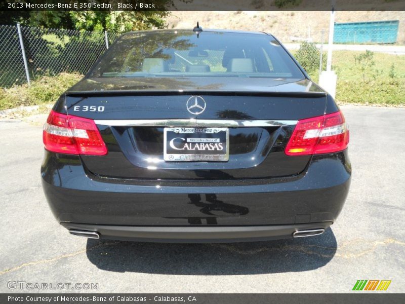 Black / Black 2013 Mercedes-Benz E 350 Sedan