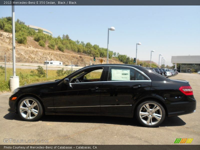 Black / Black 2013 Mercedes-Benz E 350 Sedan