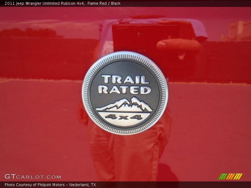 Flame Red / Black 2011 Jeep Wrangler Unlimited Rubicon 4x4