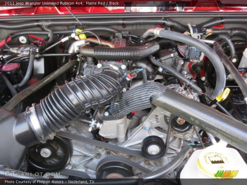 Flame Red / Black 2011 Jeep Wrangler Unlimited Rubicon 4x4