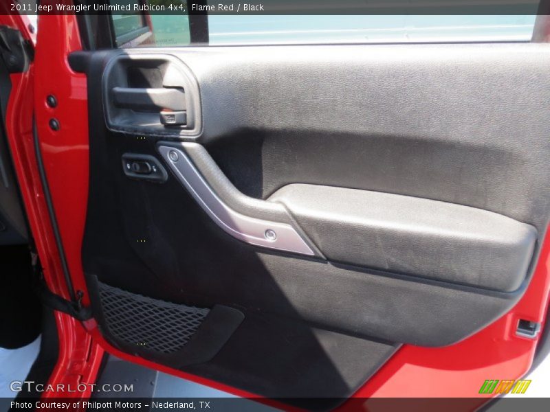 Flame Red / Black 2011 Jeep Wrangler Unlimited Rubicon 4x4
