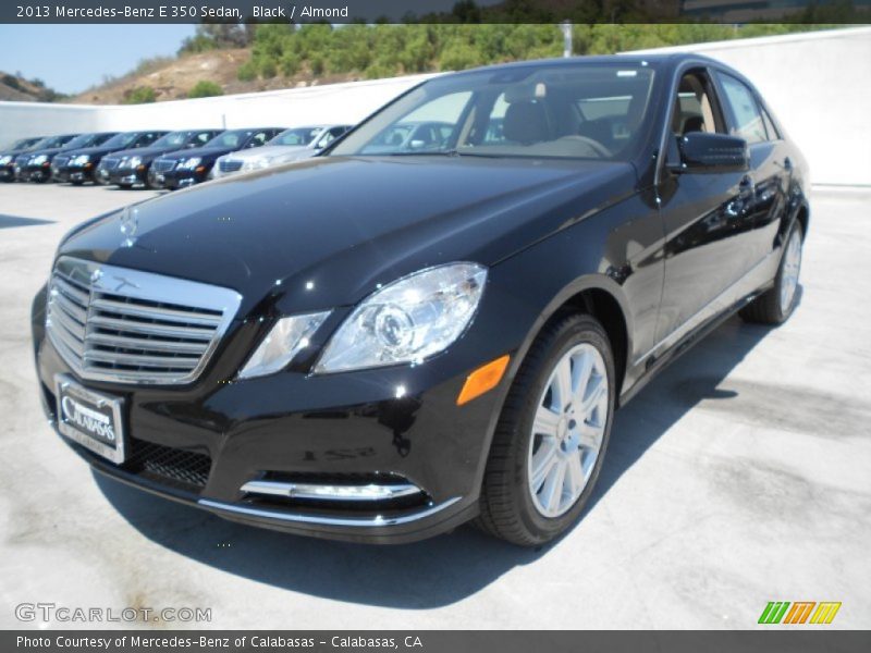 Black / Almond 2013 Mercedes-Benz E 350 Sedan