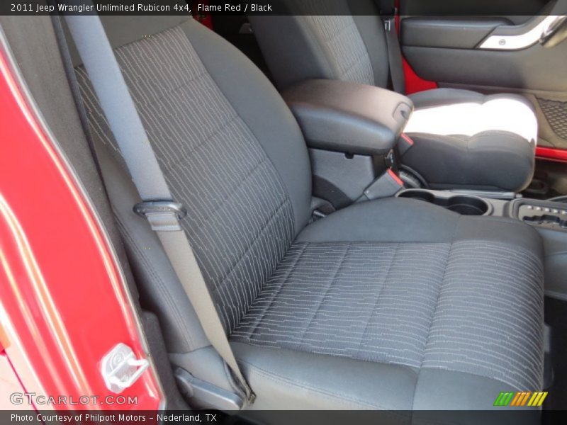 Flame Red / Black 2011 Jeep Wrangler Unlimited Rubicon 4x4