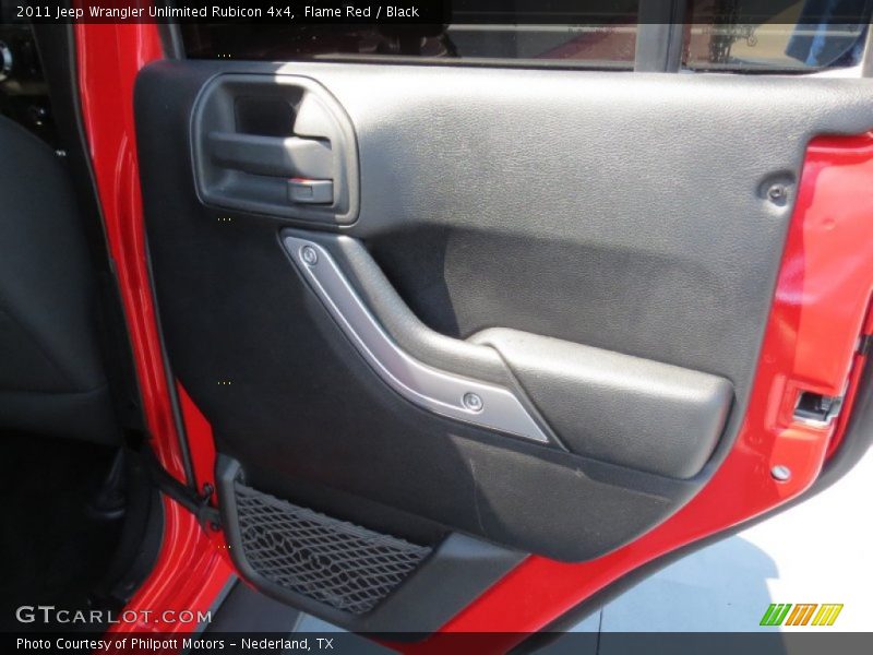 Flame Red / Black 2011 Jeep Wrangler Unlimited Rubicon 4x4