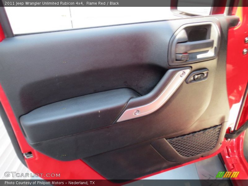Flame Red / Black 2011 Jeep Wrangler Unlimited Rubicon 4x4