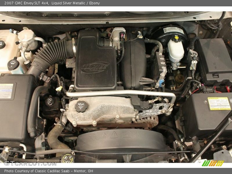 Liquid Silver Metallic / Ebony 2007 GMC Envoy SLT 4x4