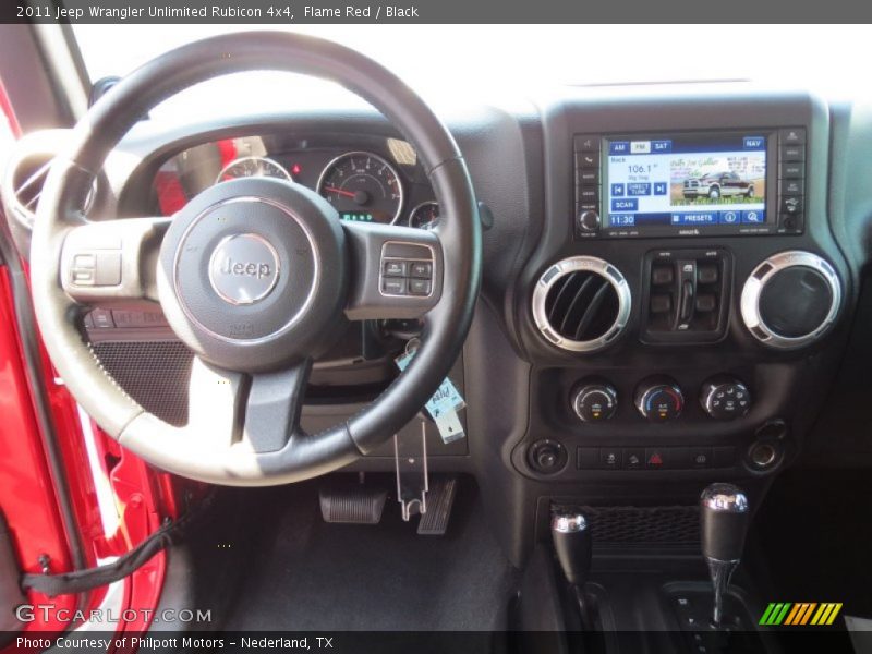 Flame Red / Black 2011 Jeep Wrangler Unlimited Rubicon 4x4