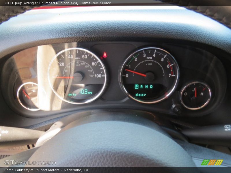 Flame Red / Black 2011 Jeep Wrangler Unlimited Rubicon 4x4
