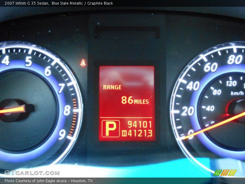 Blue Slate Metallic / Graphite Black 2007 Infiniti G 35 Sedan