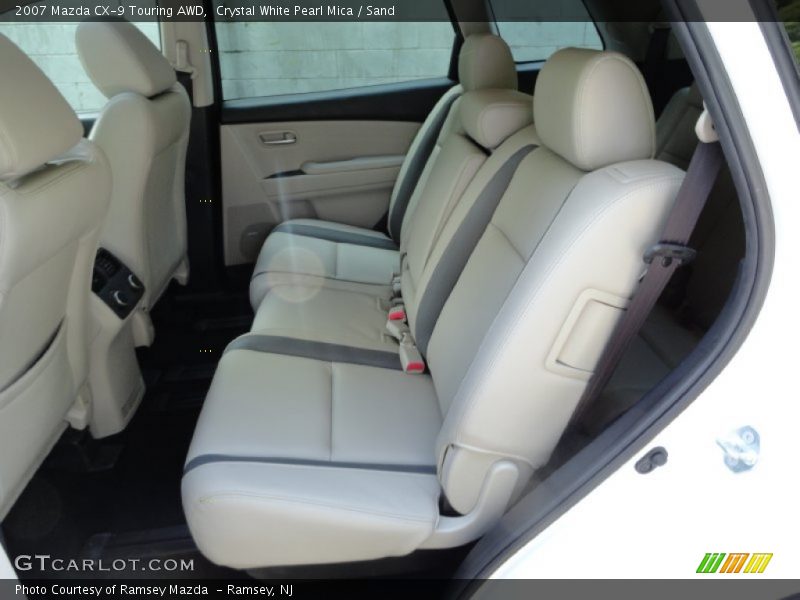 Crystal White Pearl Mica / Sand 2007 Mazda CX-9 Touring AWD