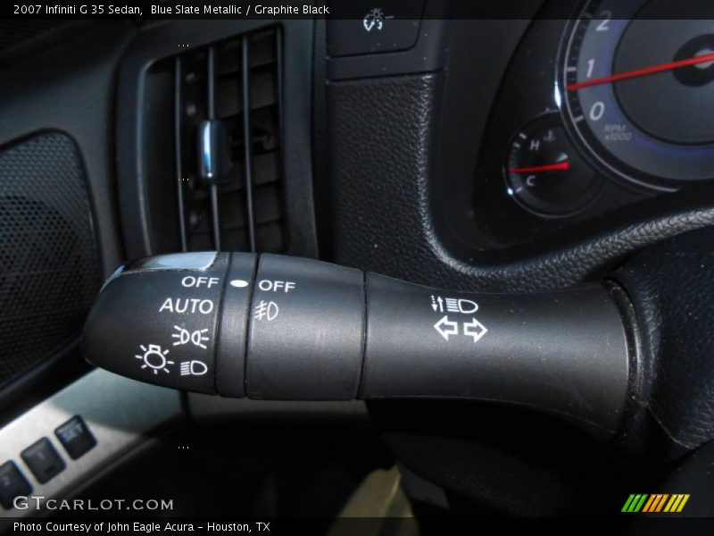 Blue Slate Metallic / Graphite Black 2007 Infiniti G 35 Sedan
