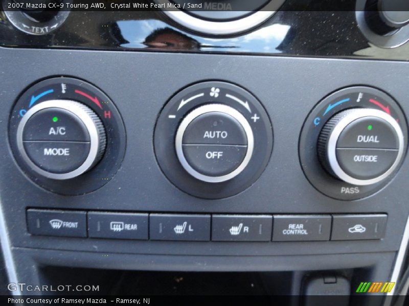 Crystal White Pearl Mica / Sand 2007 Mazda CX-9 Touring AWD