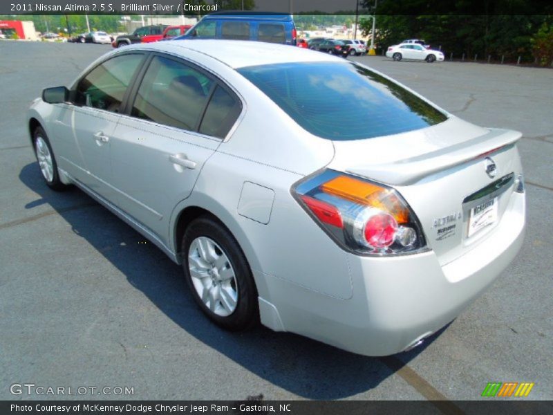 Brilliant Silver / Charcoal 2011 Nissan Altima 2.5 S