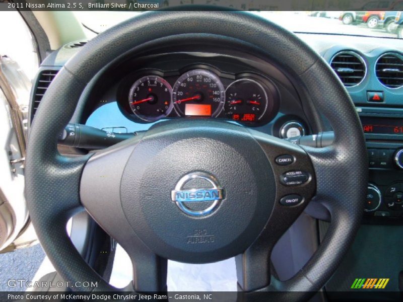 Brilliant Silver / Charcoal 2011 Nissan Altima 2.5 S