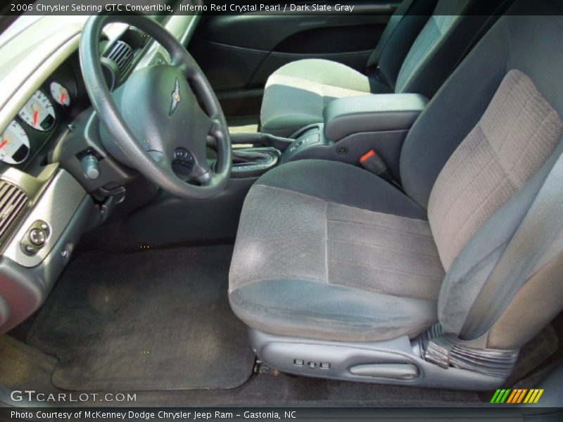  2006 Sebring GTC Convertible Dark Slate Gray Interior