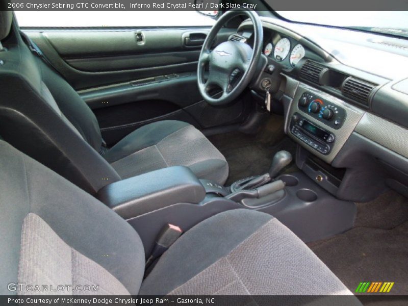  2006 Sebring GTC Convertible Dark Slate Gray Interior
