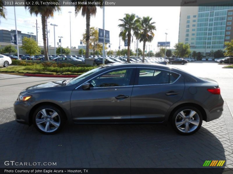 Polished Metal Metallic / Ebony 2013 Acura ILX 2.0L Technology