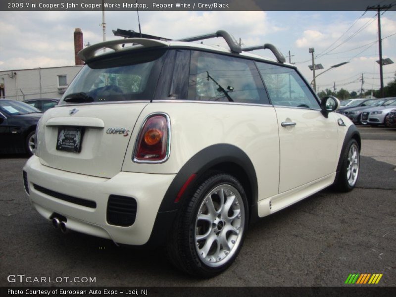 Pepper White / Grey/Black 2008 Mini Cooper S John Cooper Works Hardtop