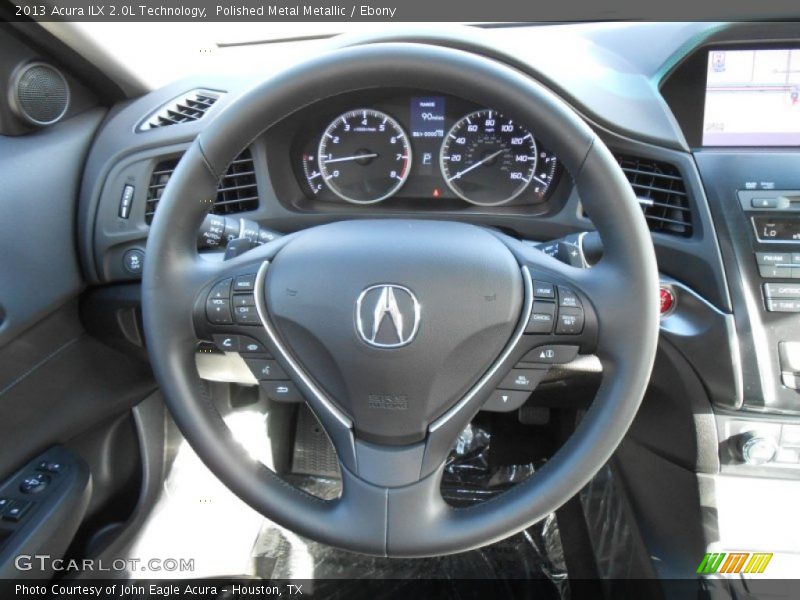 Polished Metal Metallic / Ebony 2013 Acura ILX 2.0L Technology