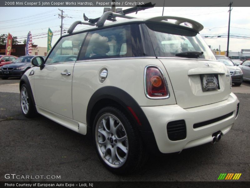 Pepper White / Grey/Black 2008 Mini Cooper S John Cooper Works Hardtop