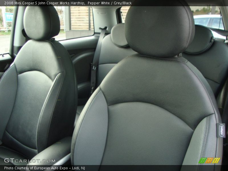 Pepper White / Grey/Black 2008 Mini Cooper S John Cooper Works Hardtop