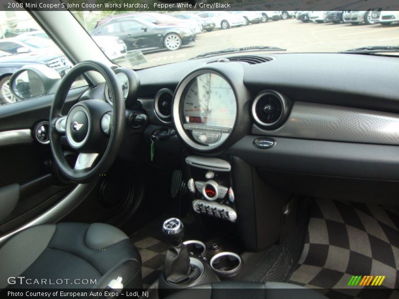 Pepper White / Grey/Black 2008 Mini Cooper S John Cooper Works Hardtop