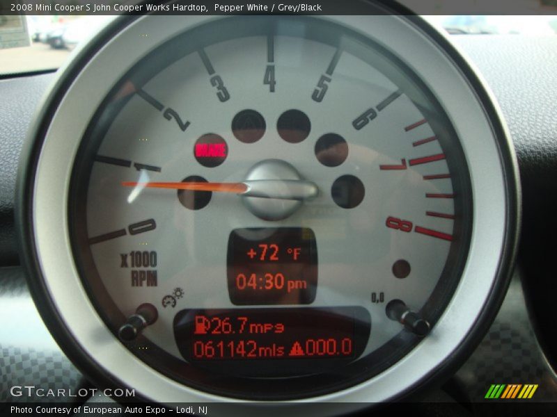 Pepper White / Grey/Black 2008 Mini Cooper S John Cooper Works Hardtop