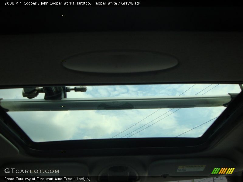 Pepper White / Grey/Black 2008 Mini Cooper S John Cooper Works Hardtop