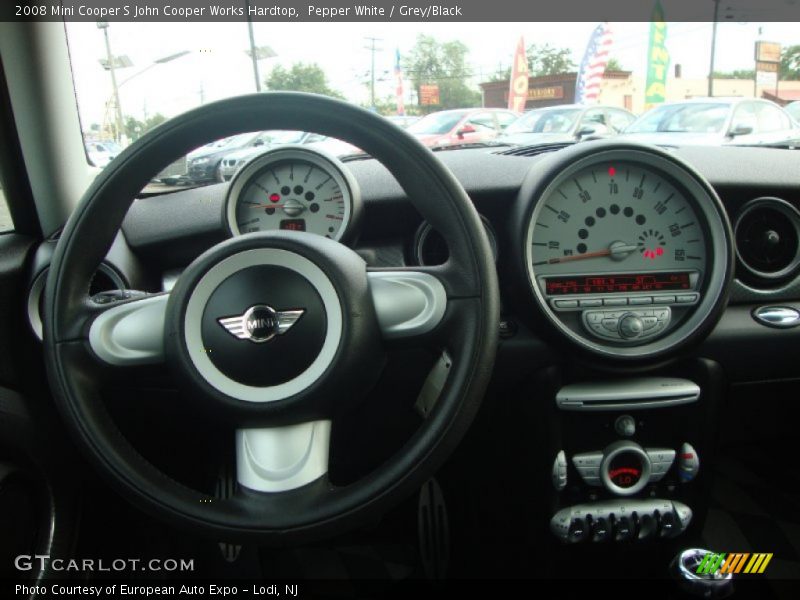 Pepper White / Grey/Black 2008 Mini Cooper S John Cooper Works Hardtop