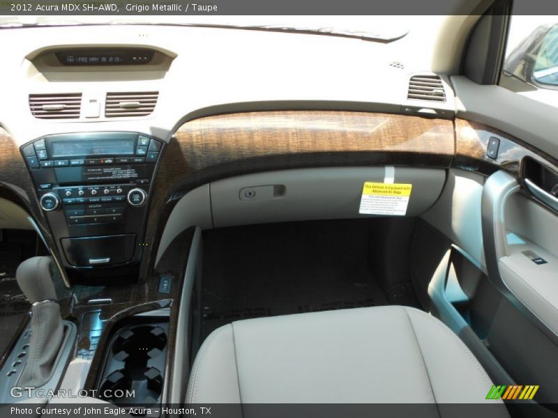 Grigio Metallic / Taupe 2012 Acura MDX SH-AWD