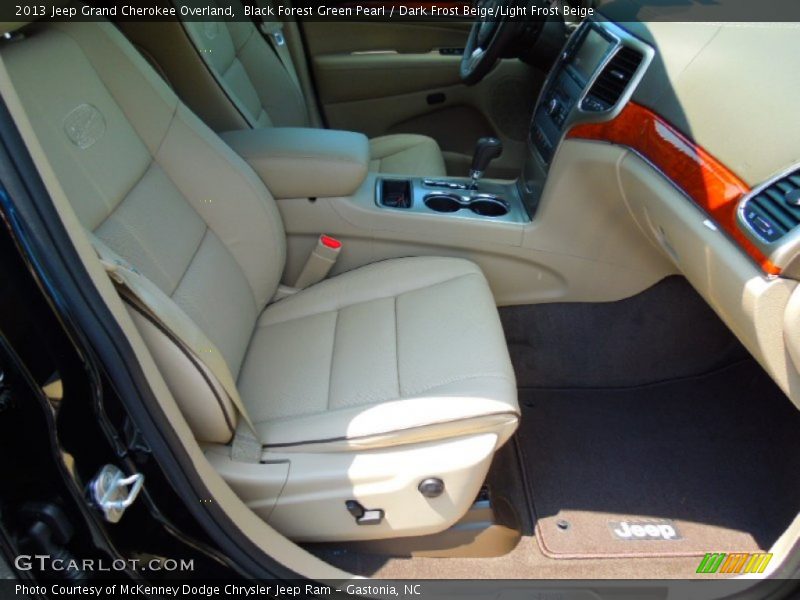 Front Seat of 2013 Grand Cherokee Overland