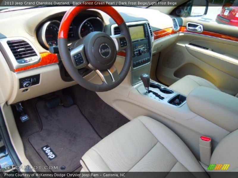 Dark Frost Beige/Light Frost Beige Interior - 2013 Grand Cherokee Overland 