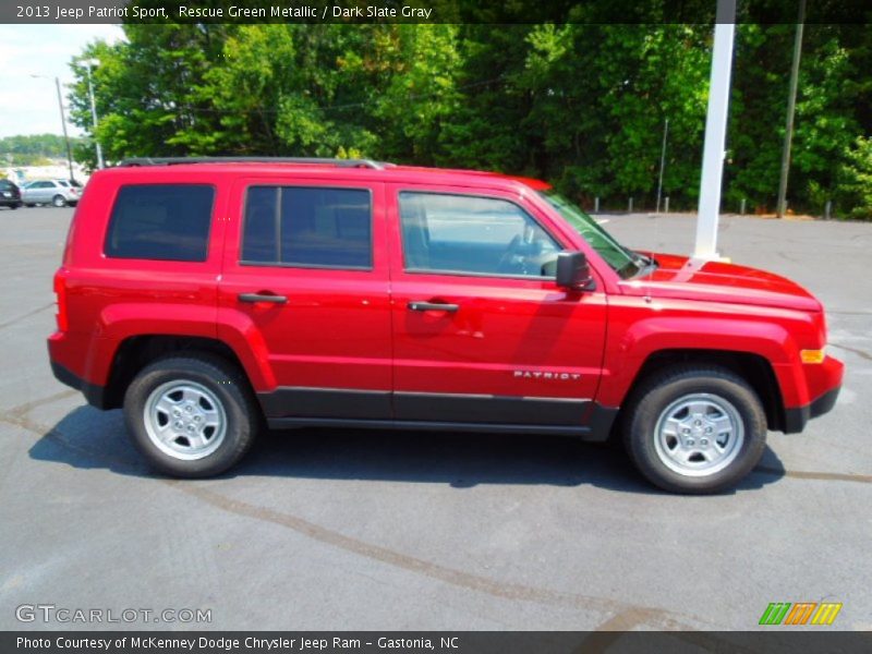Rescue Green Metallic / Dark Slate Gray 2013 Jeep Patriot Sport