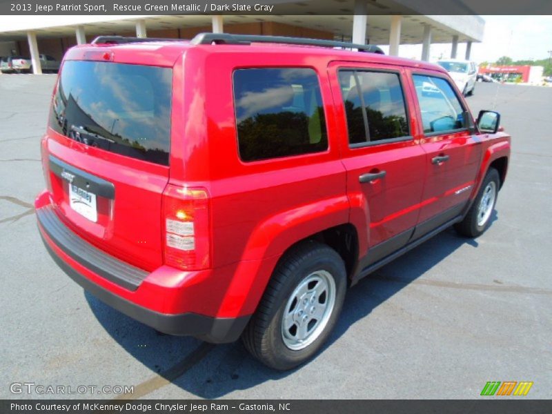 Rescue Green Metallic / Dark Slate Gray 2013 Jeep Patriot Sport