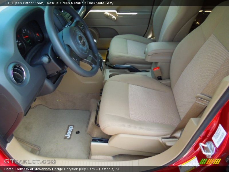 Rescue Green Metallic / Dark Slate Gray 2013 Jeep Patriot Sport
