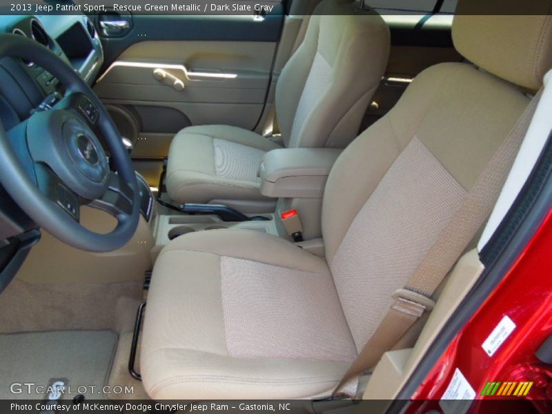 Rescue Green Metallic / Dark Slate Gray 2013 Jeep Patriot Sport