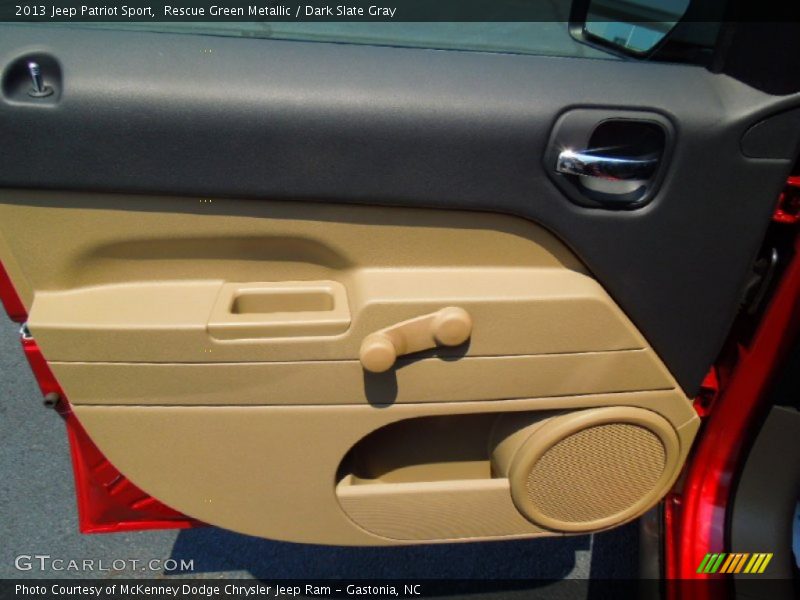 Rescue Green Metallic / Dark Slate Gray 2013 Jeep Patriot Sport