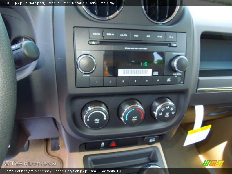 Rescue Green Metallic / Dark Slate Gray 2013 Jeep Patriot Sport