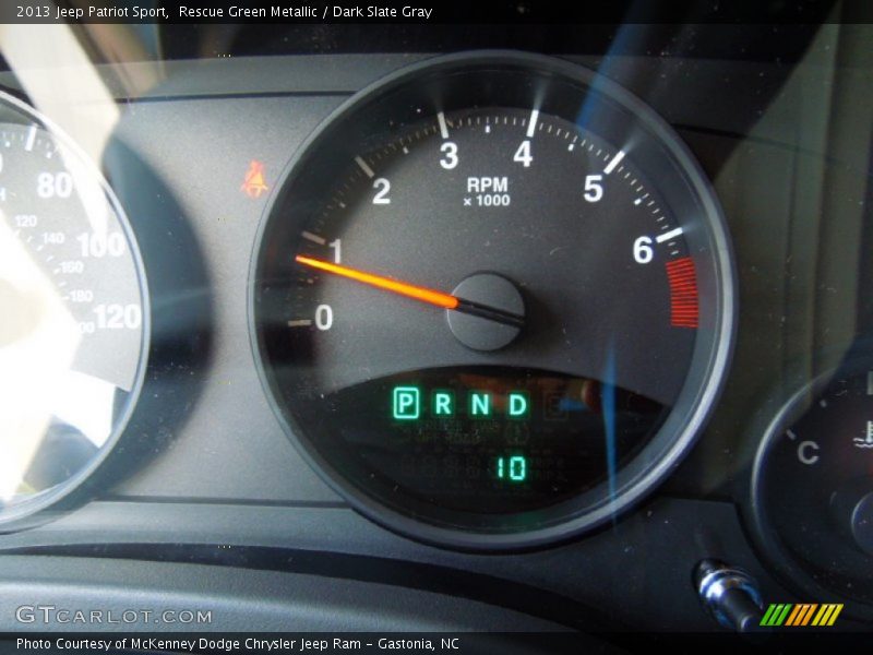 Rescue Green Metallic / Dark Slate Gray 2013 Jeep Patriot Sport