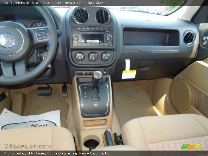 Rescue Green Metallic / Dark Slate Gray 2013 Jeep Patriot Sport