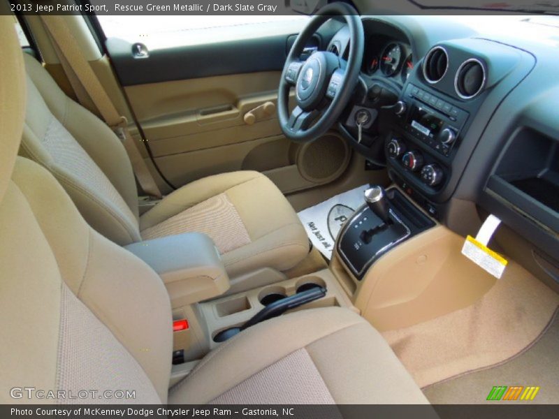 Rescue Green Metallic / Dark Slate Gray 2013 Jeep Patriot Sport