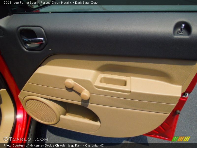 Rescue Green Metallic / Dark Slate Gray 2013 Jeep Patriot Sport