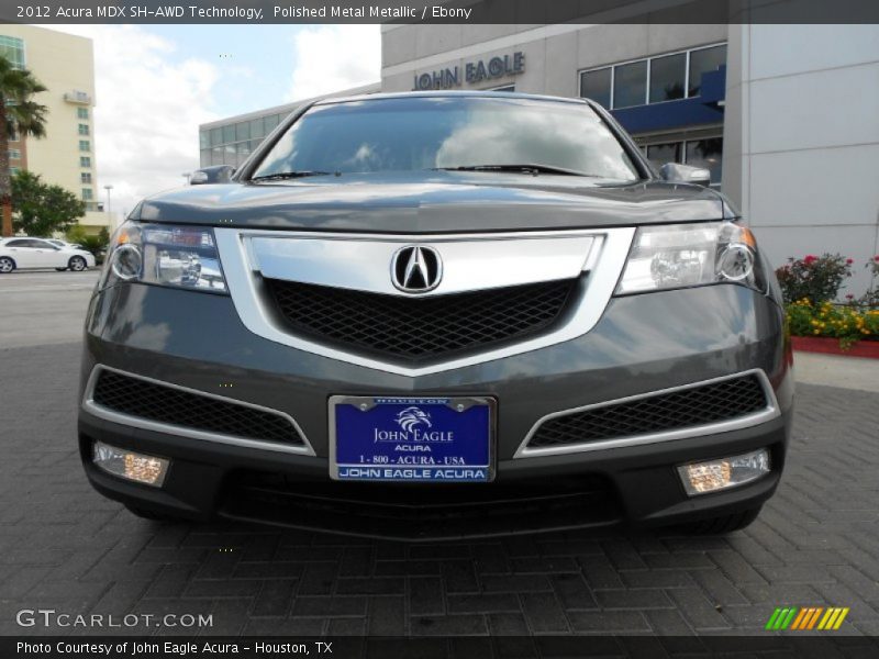 Polished Metal Metallic / Ebony 2012 Acura MDX SH-AWD Technology