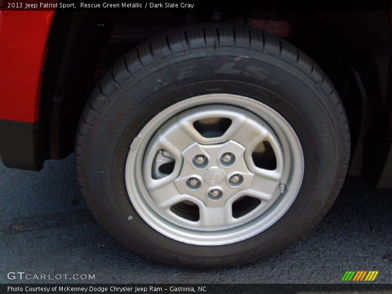 Rescue Green Metallic / Dark Slate Gray 2013 Jeep Patriot Sport
